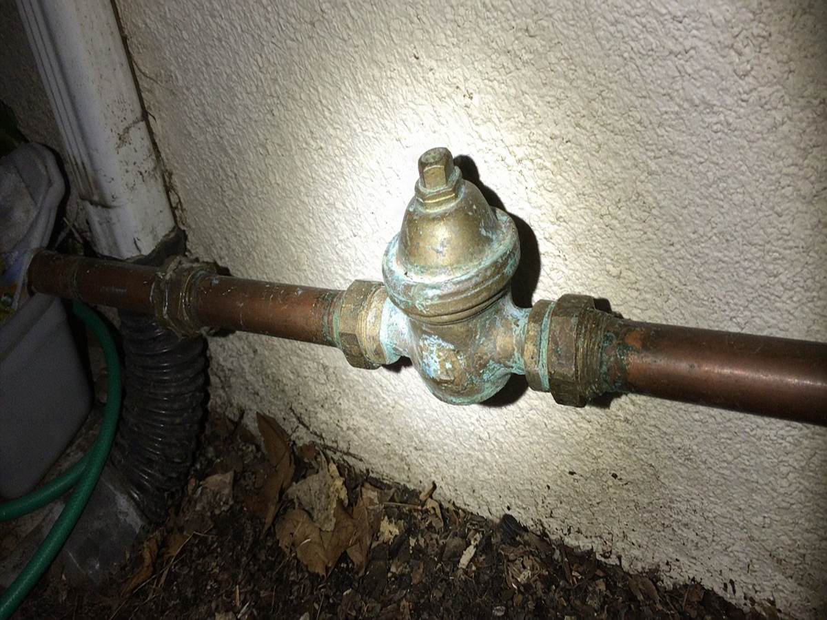 Before: 128 PSI on Niguel Summit: PRV Replacement in Laguna Niguel