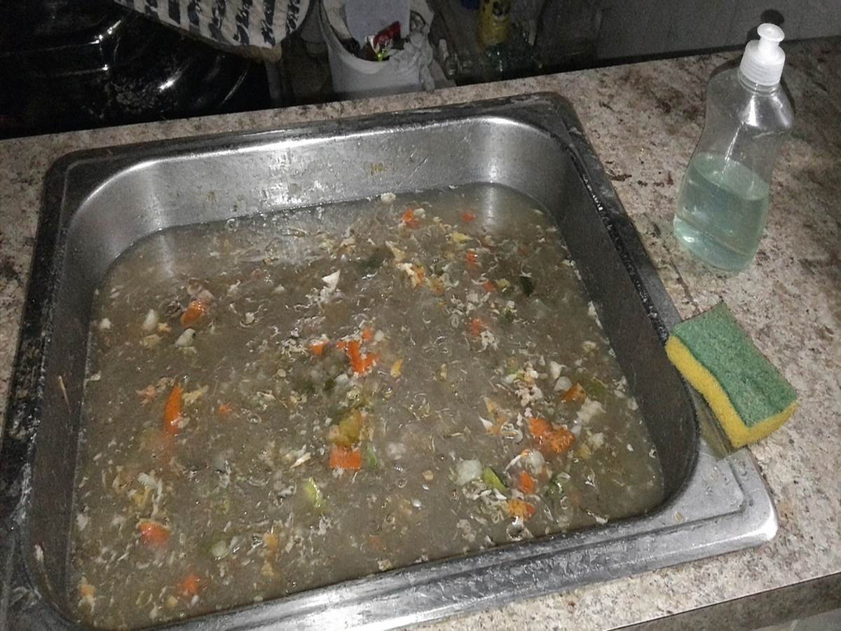 Before: The Clog That Came Back Every Year: Kitchen Jetting in Robinson Ranch